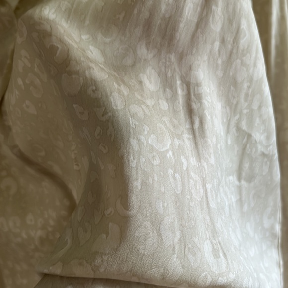 Silky Cream Leopard Shirt by Grade & Gather - Picture 3 of 7